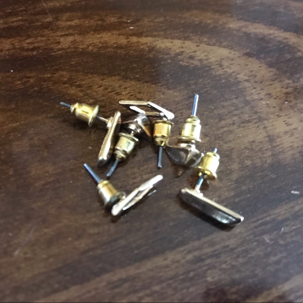 3 pairs of Gold Plated Earrings